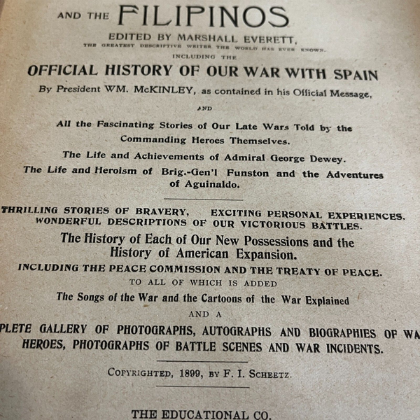 Exciting Experiences in Our Wars With Spain and the Filipinos Pres Wm. McKinley