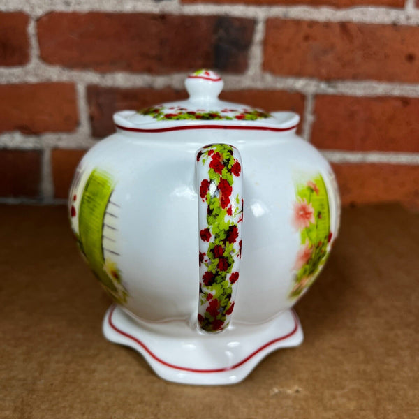 Ginger's Window Porcelain Teapot Brownlow China 2003 Judy Buswell