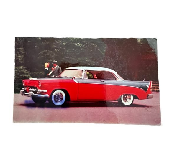 1956 Dodge Custom Royal Lancer Photo Postcard Car Dealer Atlas Motors Cincinnati