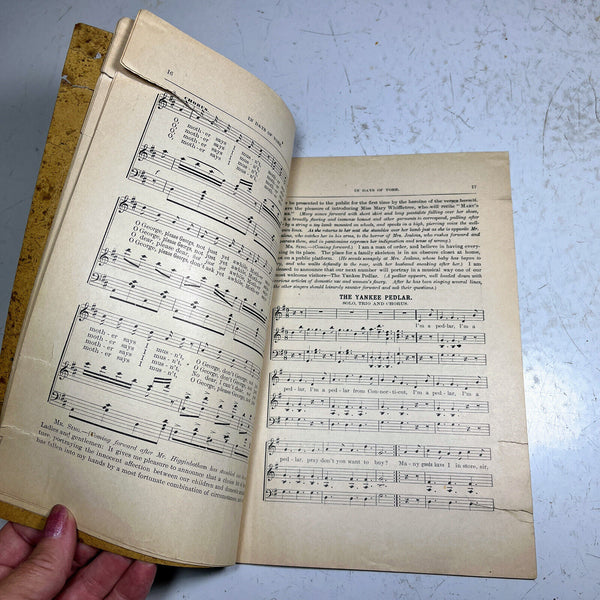 In Days of Yore Songbook Antique 1896 Lorenz & Co. Dayton Ohio Paperback