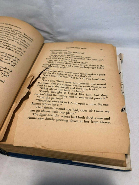 Antique Book Little Orphan Annie Gila Monster Gang 1944 w/ Dust Jacket