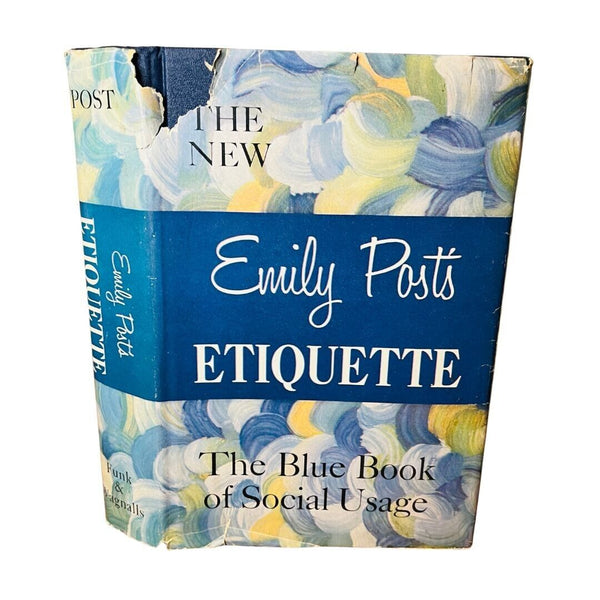 Emily Post's Etiquette: The Blue Book of Social Usage ~ 1960 Vintage Hardback