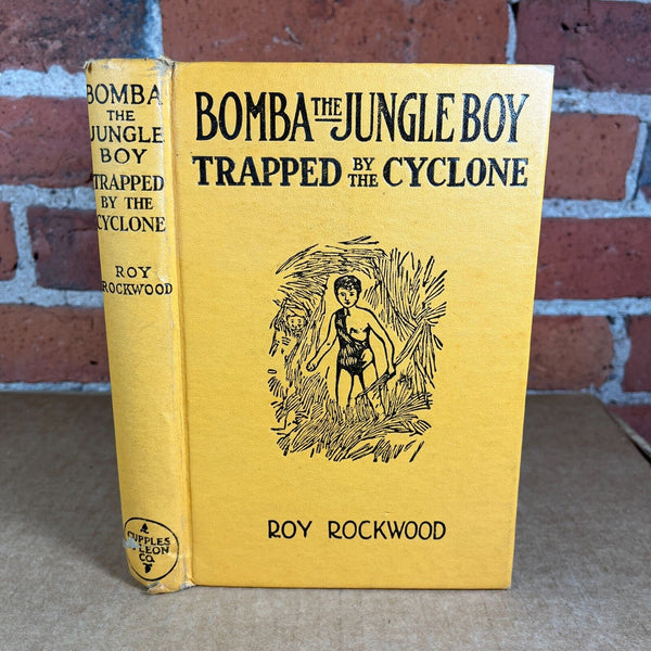 Bomba the Jungle Boy Trapped by the Cyclone Roy Rockwood 1935 HB Children's Book