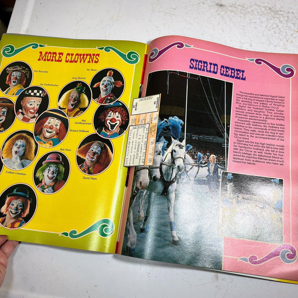 Ringling Bros. Barnum and Bailey Circus Vintage 1984 Souvenir Program 13" x 10"