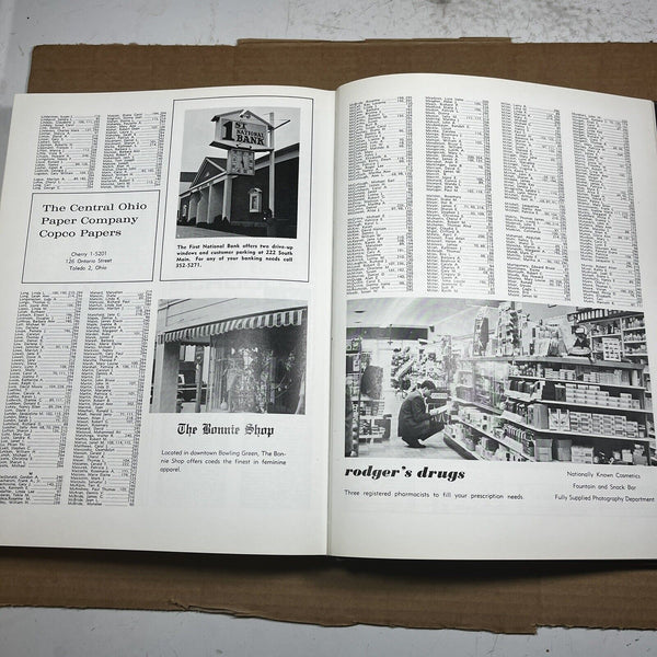 Bowling Green University Ohio 1967 College Yearbook w/ Bulletin Insert