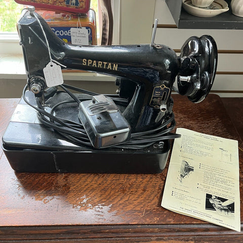 Antique Spartan 192 Electric Portable Sewing Machine