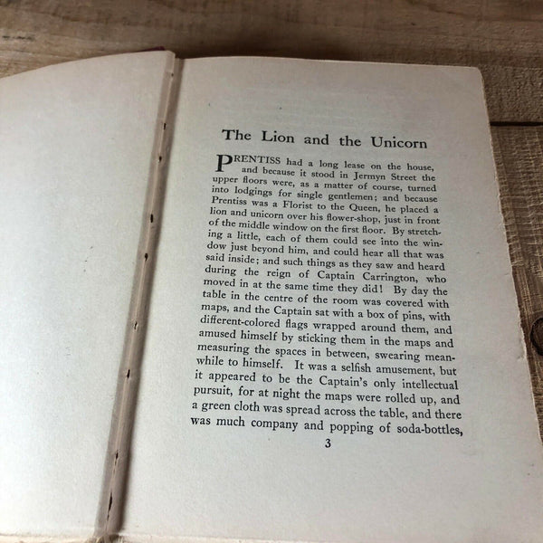 The Lion and the Unicorn Davis Hardback Book
