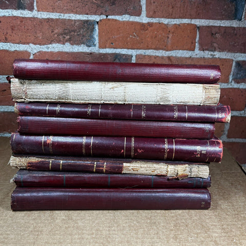 Lot of 7 Books Columbus OH Aux #18 NSWV Spanish War Veterans Meeting Minutes