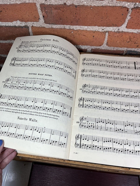 Wm Berold's Piano Course Book I Antique Sheet Music 1914 Willis Music Company
