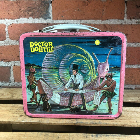 Doctor Dolittle Vintage 1967 Metal Lunchbox ~ Aladdin