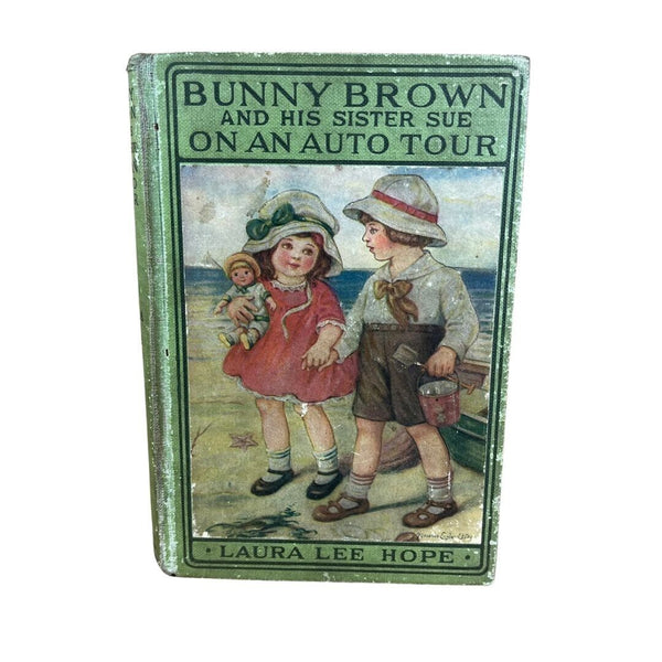 Bunny Brown and His Sister Sue on an Auto Tour ~ Laura Lee Hope ~ Hardback 1917