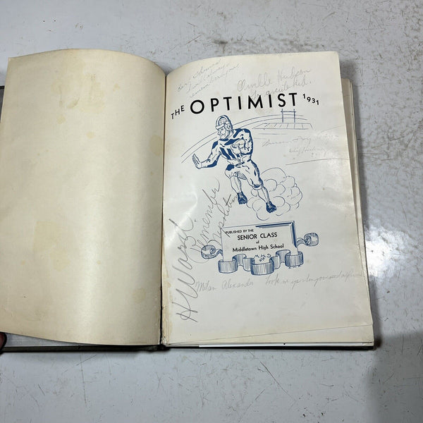 Middletown Ohio High School 1931 Yearbook The Optimist
