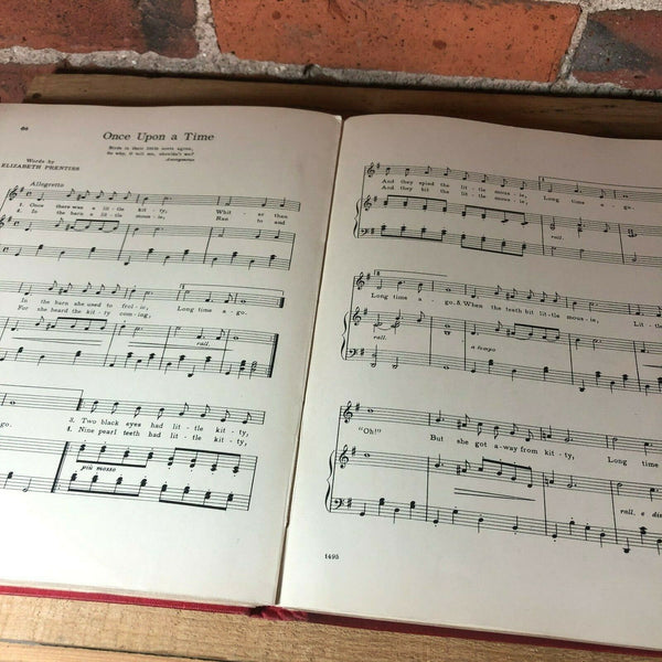 Little Songs for Little Folks Mary Ehrmann 1906 Antique Children's Music Book